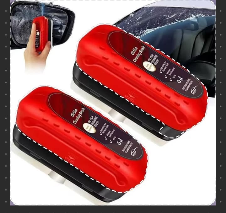 Car Glass Oil Film Cleaning Brush