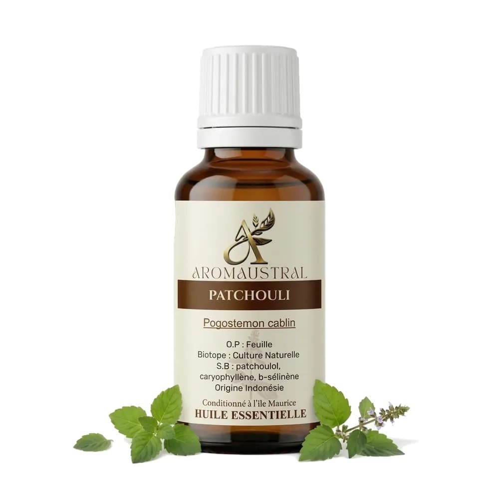 Huile Essentielle Patchouli 10ml | Aromaustral by Aromanou