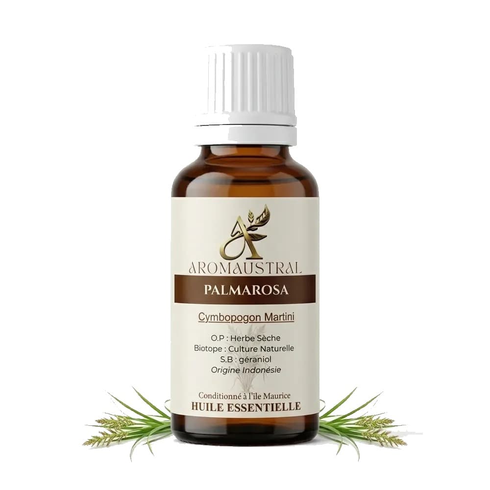 Huile Essentielle de Palmarosa 5ml - Aromaustral by Aromanou