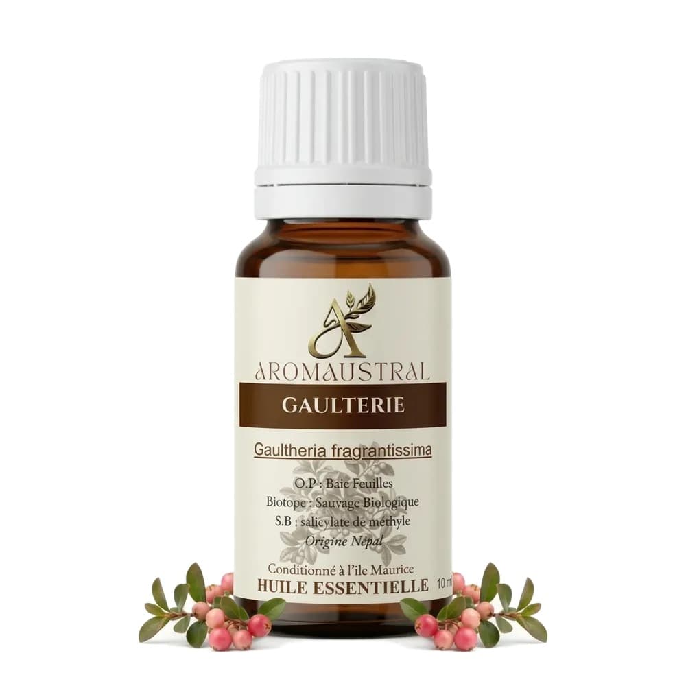 Huile Essentielle de Gaulthérie Couchée 10ml - Aromaustral by Aromanou