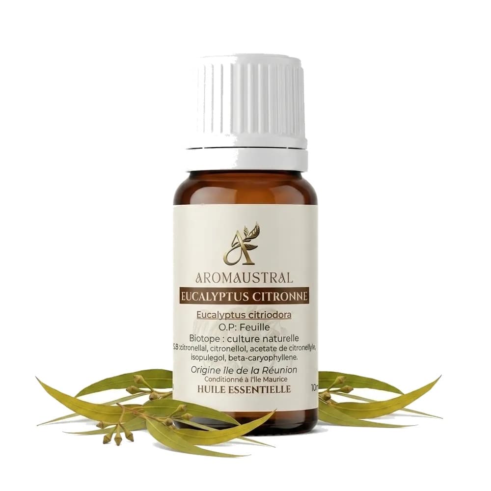 Huile Essentielle d'Eucalyptus Citronné 10ml - Aromaustral by Aromanou