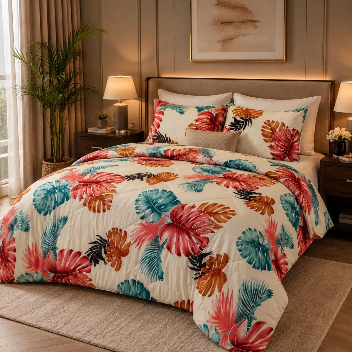 Tropical Luxe 6KG Velvet-Cotton Duvet Set
