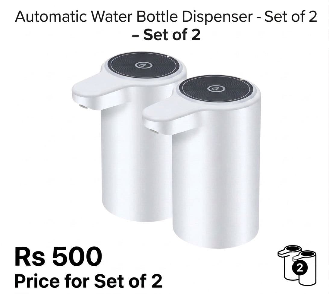 Automatic Water Bottle Dispenser – Pack of 2 Deal