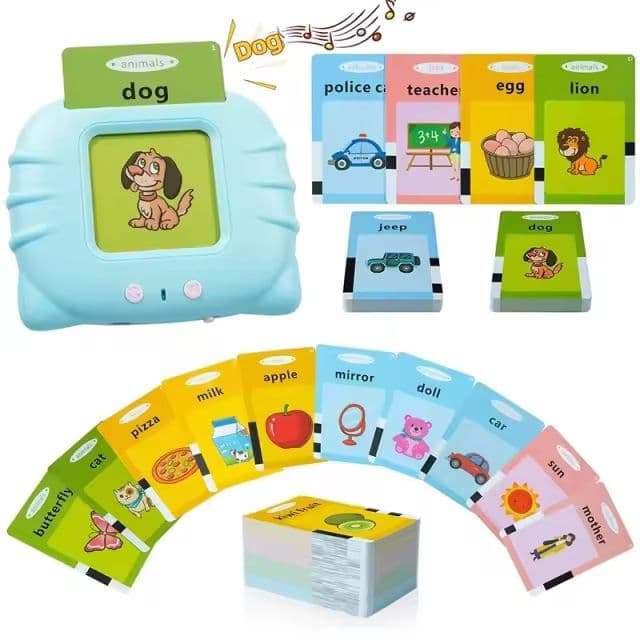 Bilingual Interactive Audio Flash Card Reader