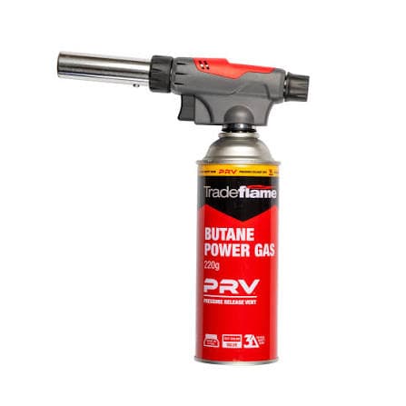 Tradeflame Butane Gas Torch Kit with 220g Can