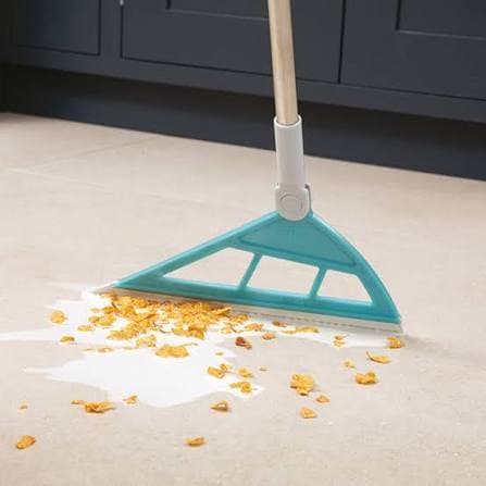 2-in-1 Silicone Squeegee Mop for Wet & Dry Cleaning