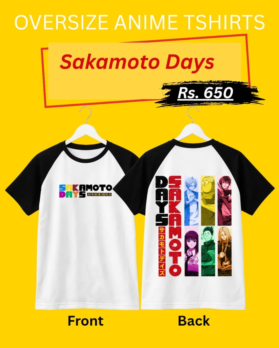 Sakamoto Days Oversize Anime T-Shirt