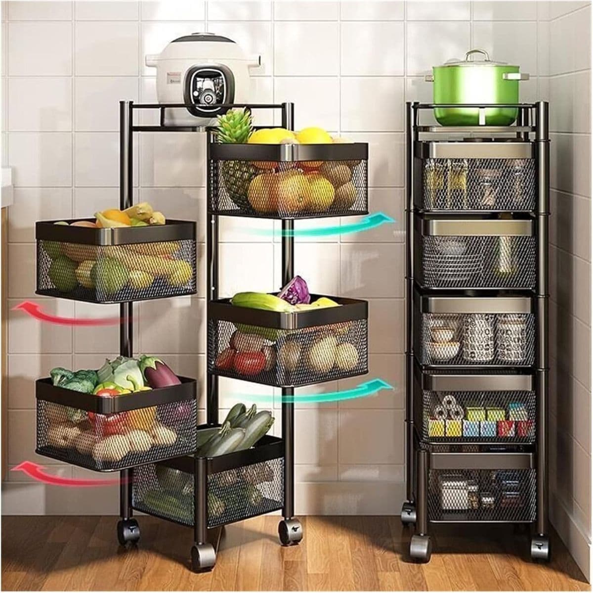 5 tier layer rack square