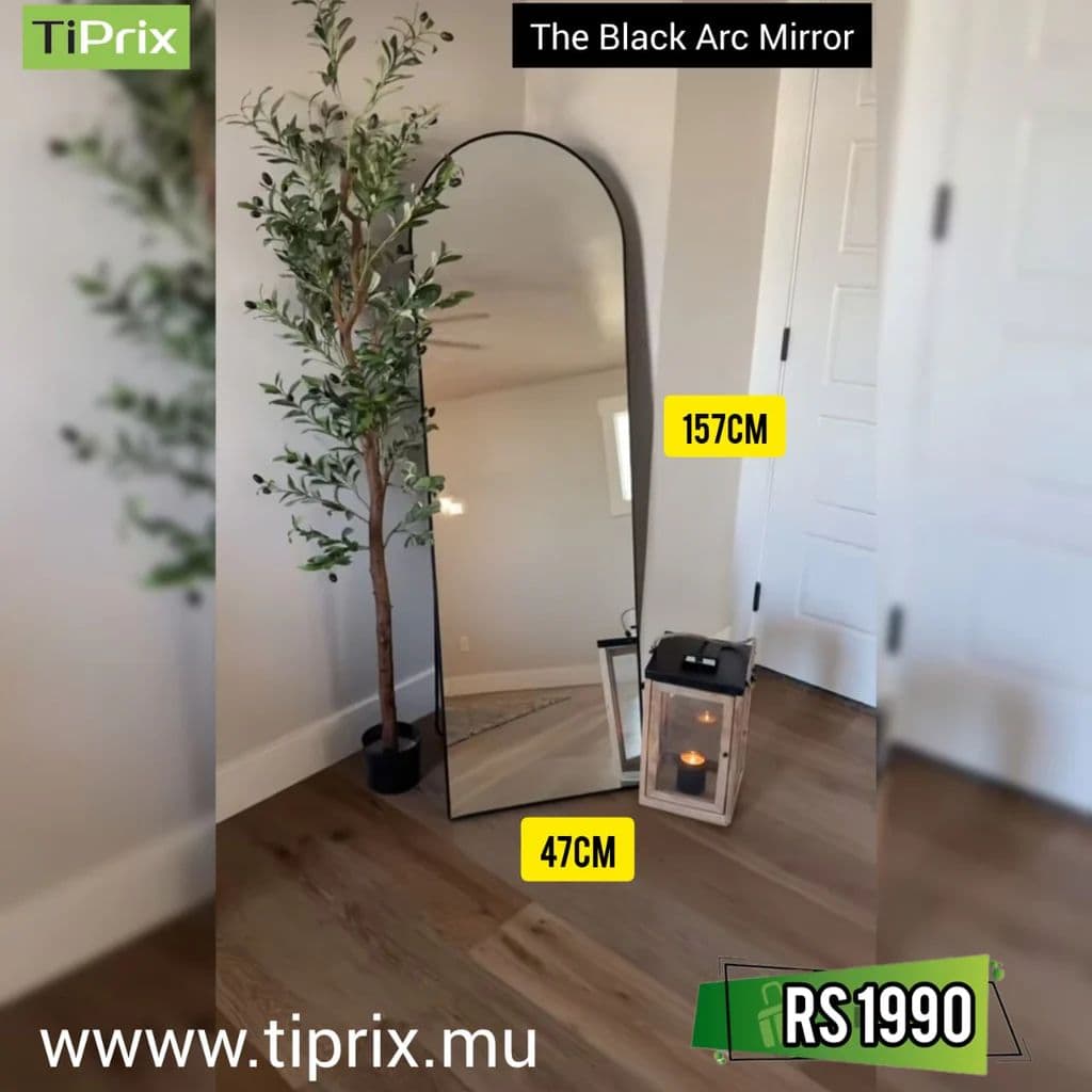 arc mirror black